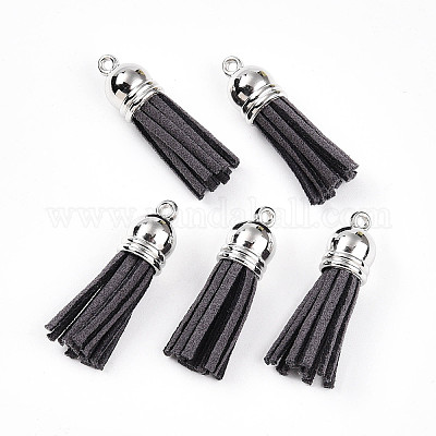 Искусственные замши кисточкой подвесные украшения FIND-T002-A32-1