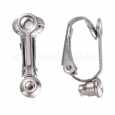 Wholesale 304 Stainless Steel Screw Clip Earring Converter 