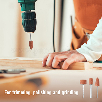 60 шт. 3-х стильное абразивное шлифовальное сверло из оксида алюминия для принадлежностей вращающегося инструмента TOOL-DC0001-08-1