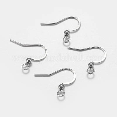 Wholesale 304 Stainless Steel French Earring Hooks 