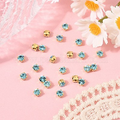 Preciosa® maxima crystal в пришивной чашке Y-PRC-SS16-60010-G-1