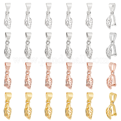 24 шт. 4-х цветные латунные скобы для ледоруба KK-PH0010-79-1