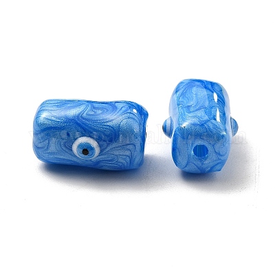 Непрозрачные стеклянные бусы GLAA-F121-10J-1