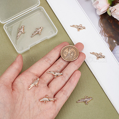 12шт латунные подвески с микропаве и кубическим цирконием KK-SC0003-17-RS-1