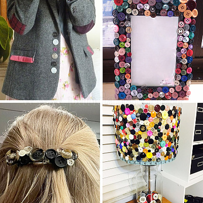 136 шт. 5 стильных смоляных кнопок RESI-TA0004-09A-1