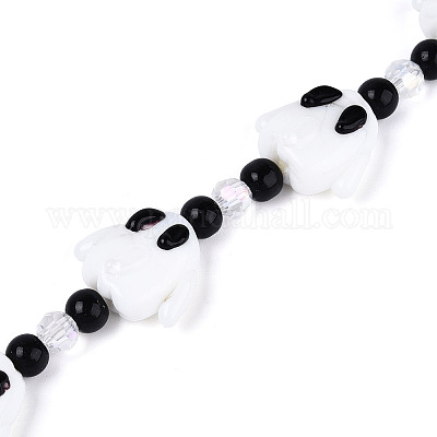 Тематика хэллоуина бусины ручной работы лэмпворк нити LAMP-N028-17B-1