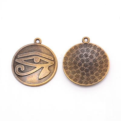 Сплавочные подвески тибетского стиля PALLOY-WH0071-14AB-1