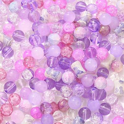 Разноцветные стеклянные бусины GLAA-XCP0012-02C-1