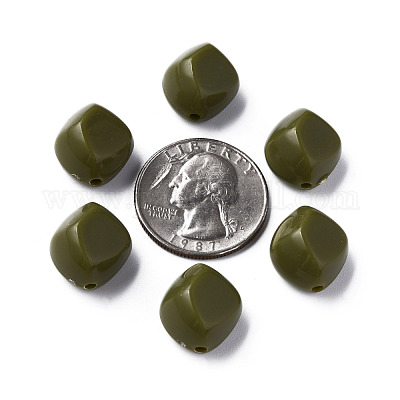 Непрозрачные акриловые бусины&nbsp;MACR-S373-137-A11-1