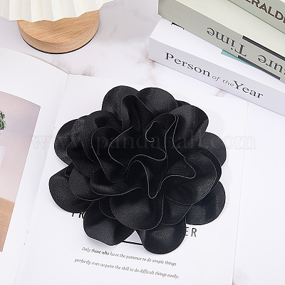 Цветочные броши из полиэстера JEWB-WH20003-04F-1