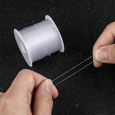 KLYNGTSK Filo Invisibile In Nylon 250m Con 100 C Rimpatura - Per Appendere Decorazioni E Gioielli