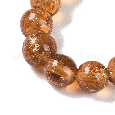 Бусины ручной работы бусины золотого песка LAMP-Z009-01G-1