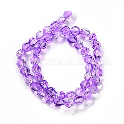 Прозрачные стеклянные бусины GLAA-F114-02A-01-1