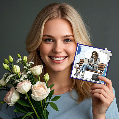 Женская тематика наборы инструментов для скрапбукинга своими руками DIY-GL0003-266-1