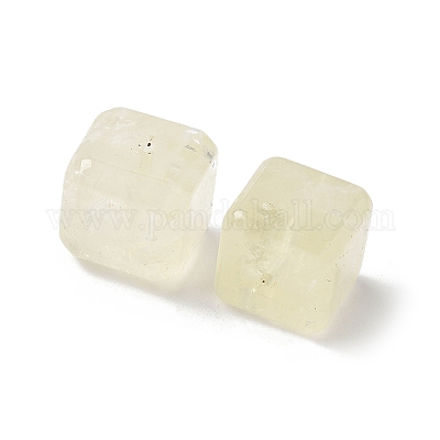 Натуральный лимонный кварцевый бисер G-D307-B01-1