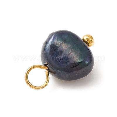 Подвески из окрашенного натурального культивированного пресноводного жемчуга PALLOY-JF02133-01-1