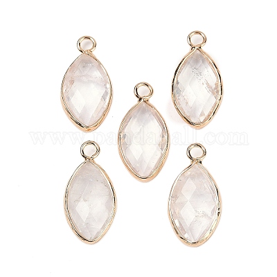 Ограненные подвески из натуральных кристаллов кварца G-G193-01G-07-1