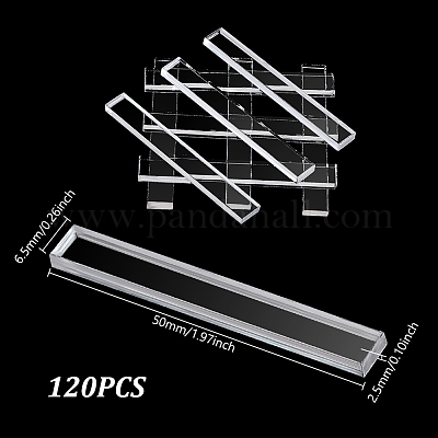 120 шт. прозрачные акриловые листы FIND-GA0007-20B-1