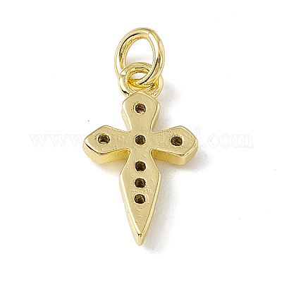 Латунные микро проложить кубического циркония подвески ZIRC-F132-83G-1