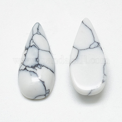 Синтетических бирюзовый кабошон TURQ-S290-49A-02-1