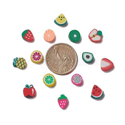 Кабошоны из полимерной глины ручной работы CLAY-Q244-05-1