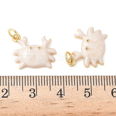 Латунь эмаль подвески KK-CJC0013-10G-01-RS-1