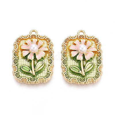 Подвески из эмали&nbsp;ENAM-T024-82A-G-1