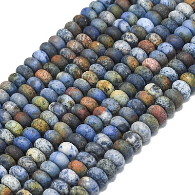 Натуральные нити из бисера G-P575-A48-8x5mm-1