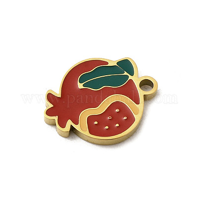 Подвески из нержавеющей стали 304 с эмалью STAS-I335-02G-02-1