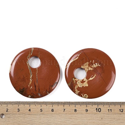 Природные красной яшмы подвески G-C140-10D-1