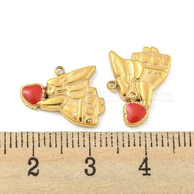 Подвески из эмалированной нержавеющей стали 304 STAS-P356-37G-1