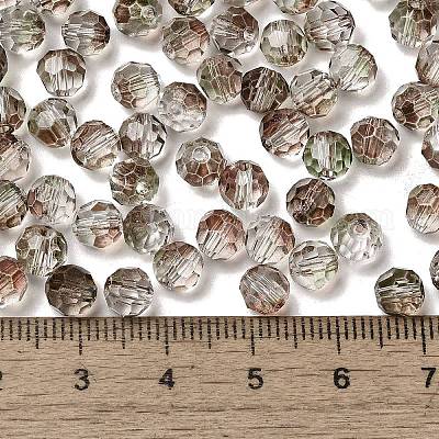 Прозрачные цвета стеклянные круглые бусины SEED-F006-04A-04-1