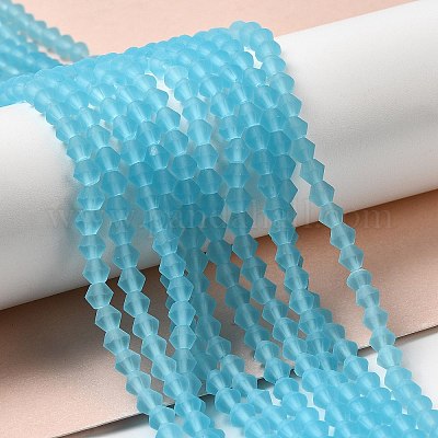 Имитировать нити бус из матового стекла из австрийского хрусталя EGLA-A039-T6mm-MD20-1