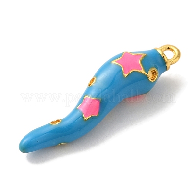 Подвески из латуни с эмалью в стойку KK-A229-29G-05-1