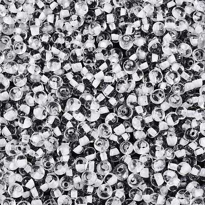 6/0 внутренний цвет прозрачный стеклянный бисер X1-SEED-T007-07B-1