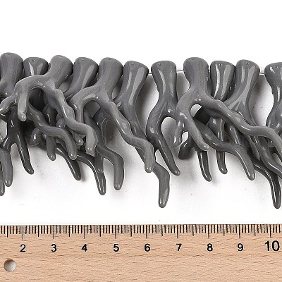 Нити бусин из непрозрачного акрила SACR-P033-02A-09-1