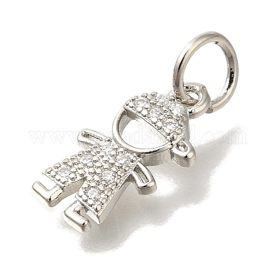 Латунные микро проложить кубического циркония подвески KK-Q001-16P-1