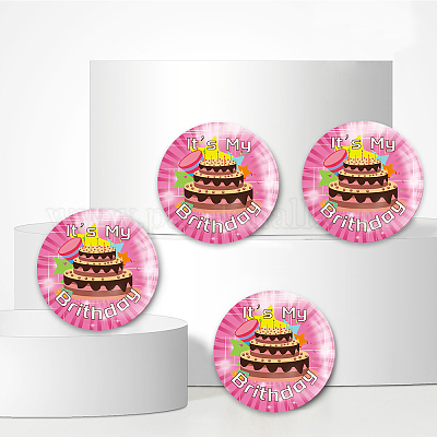 Брошь из белой жести JEWB-WH0012-021-1