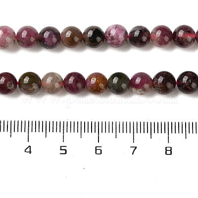 Натуральный турмалин бисер нитей G-L637-A01-6mm-1