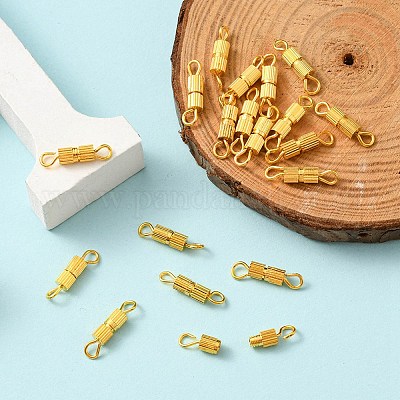 20 комплект латунных винтовых застежек IFIN-YW0001-57G-1