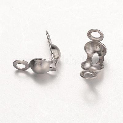 Наконечники бусин из хирургической нержавеющей стали 316 STAS-K102-01P-1