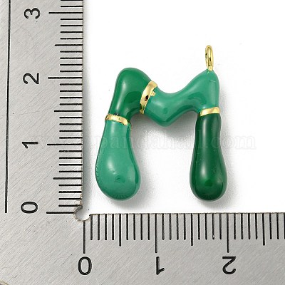 Латунь эмаль подвески X-KK-E093-03G-M-1