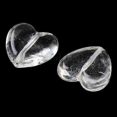 Сердца ручной работы Lampwork бисер LAMP-U003-01E-1