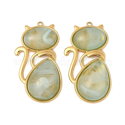 Подвески из нержавеющей стали 304 из смолы STAS-V015-59G-02-1