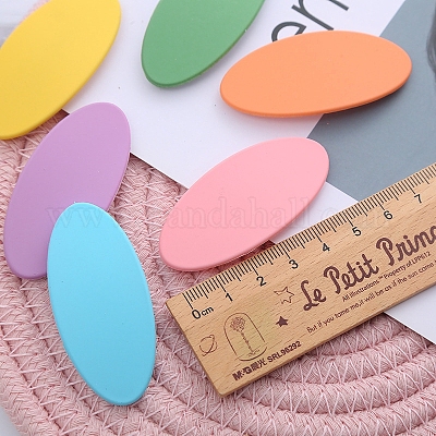 Матовые пластиковые заколки для волос&nbsp;OHAR-PW0001-454-1