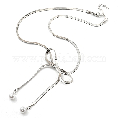 Латунь подвесные ожерелья NJEW-P301-01P-1