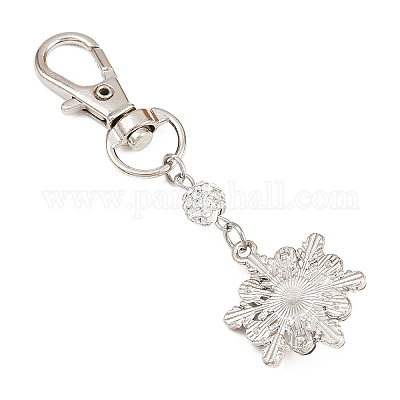 Подвесные украшения из эмали из сплава 5 шт. HJEW-JM04152-1