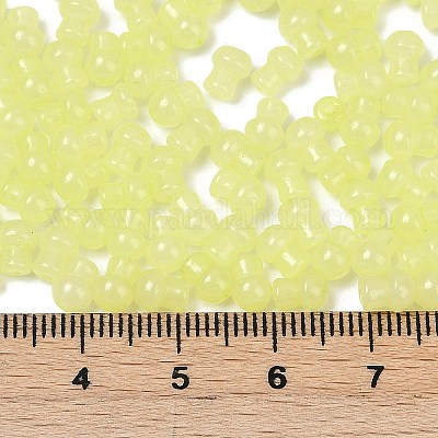 Стеклянные бусины прозрачных цветов SEED-R001-01M-1