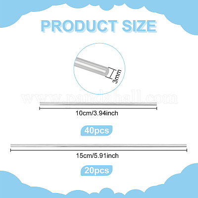 60 шт. 2 стержня из нержавеющей стали марки 304 STAS-BC0003-68-1