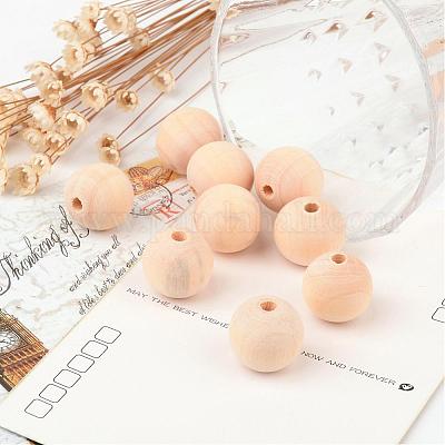 Незаконченные деревянные бусы WOOD-X0003-01A-LF-1